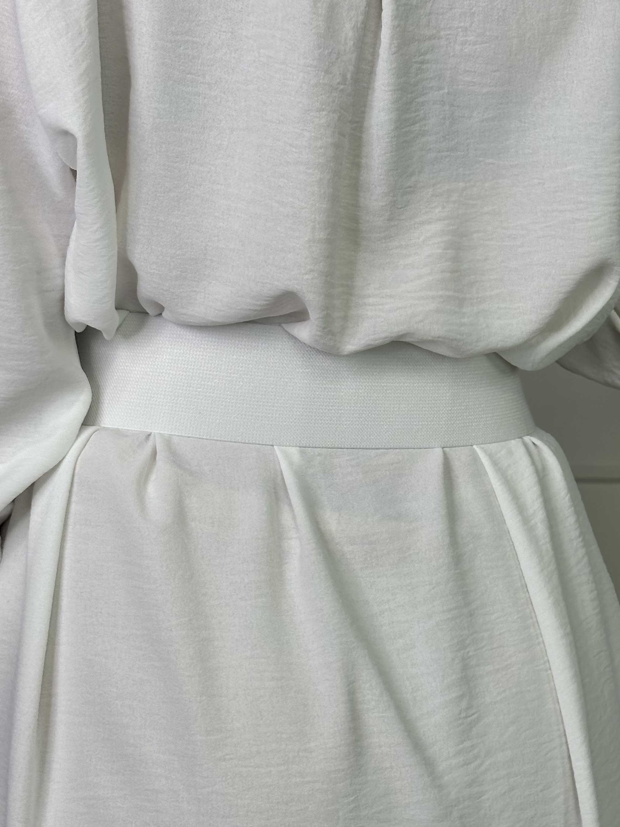 Emily - Elastiskt midjebälte med detaljer i läderlook